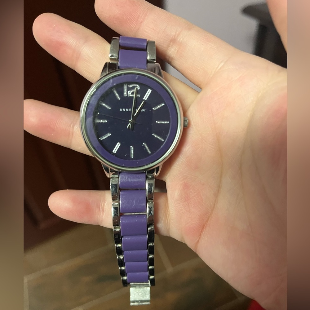 Anne Klein purple watch